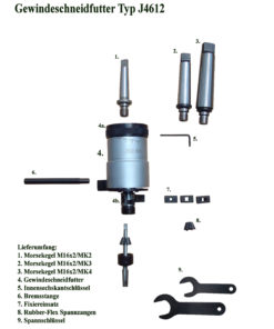 Gewindeschneidfutter bis M12
